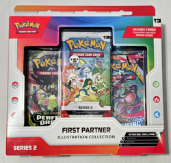 Pokemon TCG First Partner Illustration Collection Series 2 Box Promo 3 Cards - Image 1