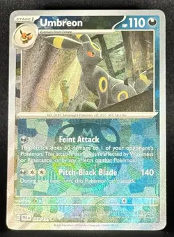 Umbreon Master Ball Reverse Holo 059/131 Prismatic Evolutions Pokemon Card NM - Image 1