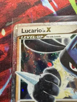 LUCARIO LV X BLACK STAR PROMO POKEMON CARD MP DP12 HOLO - Image 4