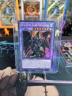 Red-Eyes Dark Dragoon MP22-EN264 Prismatic Secret Rare Card Near Mint Condition - Image 1