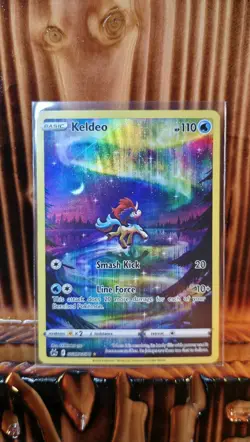 Pokemon TCG Keldeo Crown Zenith: Galarian Gallery Holo Rare Card GG07/GG70 - Image 1