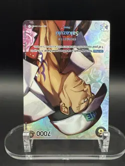 One Piece Sakazuki SP OP02-099 Special Alt Art SR English NM Near Mint Card TCG - Image 3