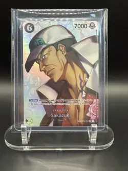 One Piece Sakazuki SP OP02-099 Special Alt Art SR English NM Near Mint Card TCG - Image 5