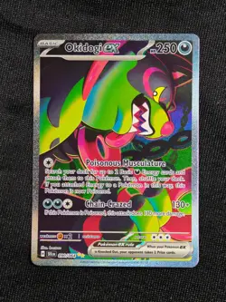 Pokemon TCG Shrouded Fable OKIDOGI EX Special Illustration Rare Card 090/064 - Image 1