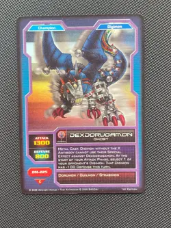 HOLO DM-225 DexDorugamon Digimon CCG Card Operation X Foil 1st Edition 2005 - Image 1