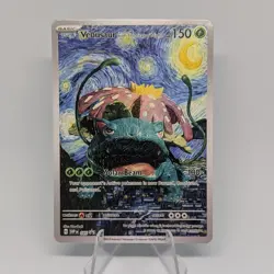 Pokemon Venusaur Starry Night Van Gogh Beautiful Moon ACG Star Trading Card NM - Image 1