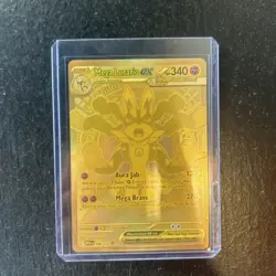 Pokemon TCG Mega Lucario EX Gold Card 188/132 Near Mint - Image 1