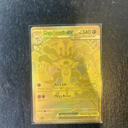 Pokemon TCG Mega Lucario EX Gold Card 188/132 Near Mint - Image 2