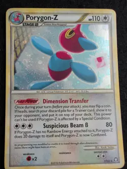 Porygon-Z 7/102 Holo - Triumphant Pokemon Card - Image 1