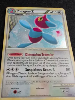 Porygon-Z 7/102 Holo - Triumphant Pokemon Card - Image 2