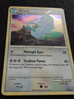 Altaria 2/102 Triumphant HGSS Holo Rare WOTC Pokemon Card - Image 2