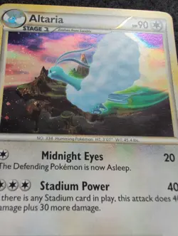 Altaria 2/102 Triumphant HGSS Holo Rare WOTC Pokemon Card - Image 3