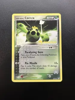 Team Aqua's Cacnea - (Prerelease) 024/095 Miscellaneous Cards & Products Holo - Image 1