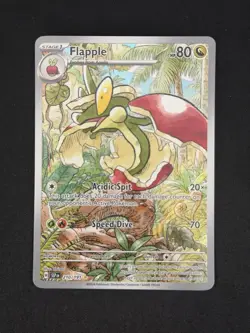 Flapple 210/191 Illustration Rare Surging Sparks Pokemon Card - Image 1