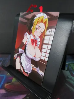 Makio Uzui Demon Slayer Custom Art Card NM Anime Waifu CCG Collectible - Image 2