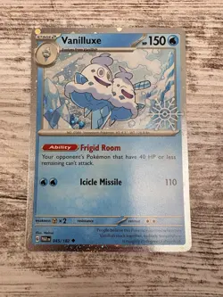 Vanilluxe 045/182 Paradox Rift Stamped Holiday Pokemon Card LP Light Play - Image 1