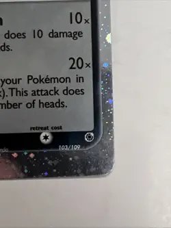 Pokemon TCG Card ex Ruby & Sapphire Sneasel ex 103/109 Holo Ultra Rare - Image 4