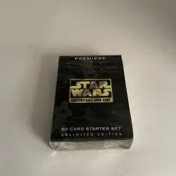1995 Star Wars CCG Premiere LIMITED EDITION Starter Deck 60 Cards Factory Sealed - Image 1