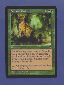 1997 Magic the Gathering - Natural Order - Visions MTG - Image 1