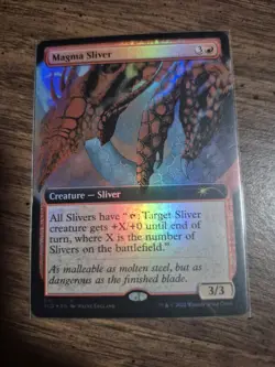 Magma Sliver (Extended Art) Secret Lair Drop Foil MTG NM - Image 2