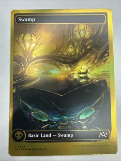 Swamp (0509) (First-Place Foil) Aetherdrift Foil NM Never Played - Image 1