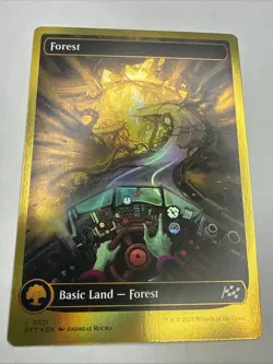 Forest (0511) (First-Place Foil) Aetherdrift Foil NM Never Played - Image 1