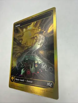 Forest (0511) (First-Place Foil) Aetherdrift Foil NM Never Played - Image 3