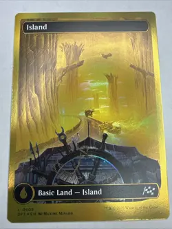 Island (0508) (First-Place Foil) Aetherdrift Foil NM Never Played - Image 1