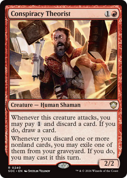 Conspiracy Theorist - 240 - SOC - Near Mint - MTG - Image 1