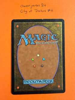 **City of Traitors** MTG Magic MP - Exodus (1998) - Reserved List - Image 2