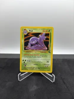 Muk - 28/62 - Pokemon Fossil Unlimited Rare Card WOTC MP - Image 1