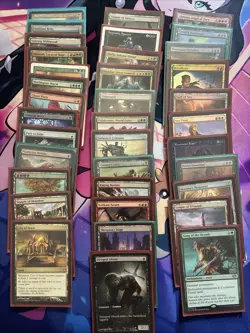 Magic the Gathering Commander Lot,Foils, Vintage, Full Art, 36 Cards Picured - Image 1