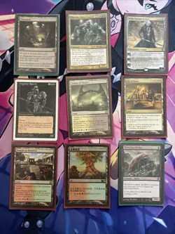 Magic the Gathering Commander Lot,Foils, Vintage, Full Art, 36 Cards Picured - Image 4