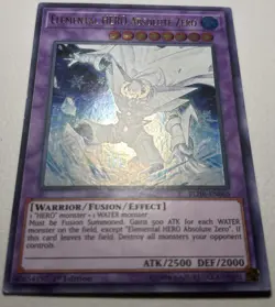 Elemental HERO Absolute Zero BLHR-EN065 Ultra Rare 1st Edition YuGiOh Card MP - Image 2