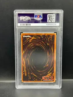 Yugioh PSA 9 MINT Raigeki LOB-053 Super Rare 1st Edition 2002 S#4376 - Image 2