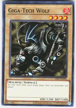 Giga-Tech Wolf MRD-EN096 Metal Raiders 25th Anniversary ED Yu-Gi-Oh Unlimited NM - Image 1
