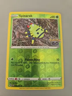 Pokemon TCG Spinarak (Ditto) Reverse Holo Card 006/078 Card Go Unpeeled - Image 1
