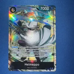 One Piece TCG English Helmeppo OP11-092 Alternative Art Parallel Card - Image 1