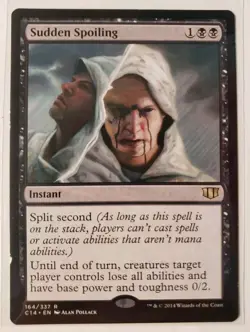 MTG - Sudden Spoiling - 164 - Commander 2014​ - Light Play Fast Shipping - Image 1