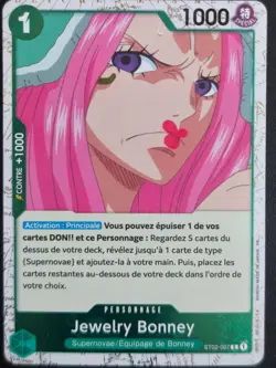 Carte One Piece JEWELRY BONNEY ST02-007 FOIL R FR NEUVE - Image 1