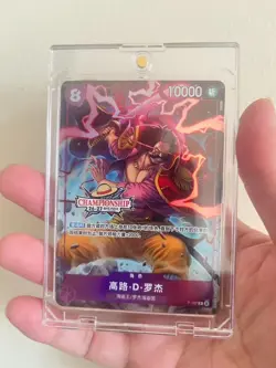 One Piece Chinese Card Game Championship 26-27 Spring Season Gol D Roger P-107 - Image 1