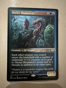 MTG - Master Biomancer Foil Etched - Double Masters 2022 - NM - Image 1
