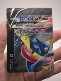 Greninja V-Union Set - Pokemon Sword & Shield Promo Holo Card NM - Image 2