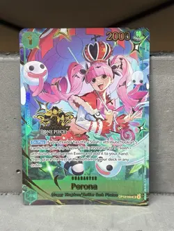 One Piece Card Game Perona 3rd Anniversary OP12-034 Super Rare English Edition - Image 1