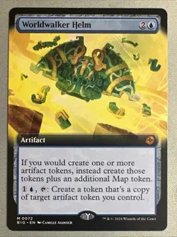 MTG / Worldwalker Helm / BIG / #0072 / Regular (Extended Art) / Mythic / NM - Image 1