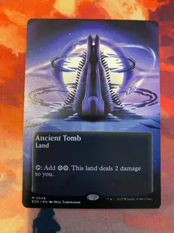 MTG Edge of Eternities Ancient Tomb Borderless - Image 1
