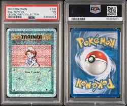 PSA 3 Bill Reverse Holo #108 Legendary Collection 2002 Pokemon Card RARE - Image 3