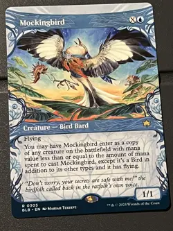 Mtg BLB Bloomburrow- Mockingbird Showcase- NM - Image 1