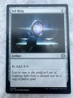 NM Sol Ring #0313 Lost Caverns of Ixalan Commander LCC - Image 1