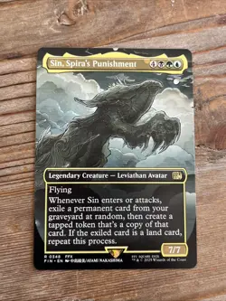 Magic The Gathering Final Fantasy Sin, Spira’s Punishment R 0348 Borderless NM - Image 1